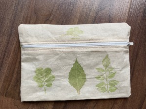 광목 파우치 바느질 DIY세트 - 풀잎염색용